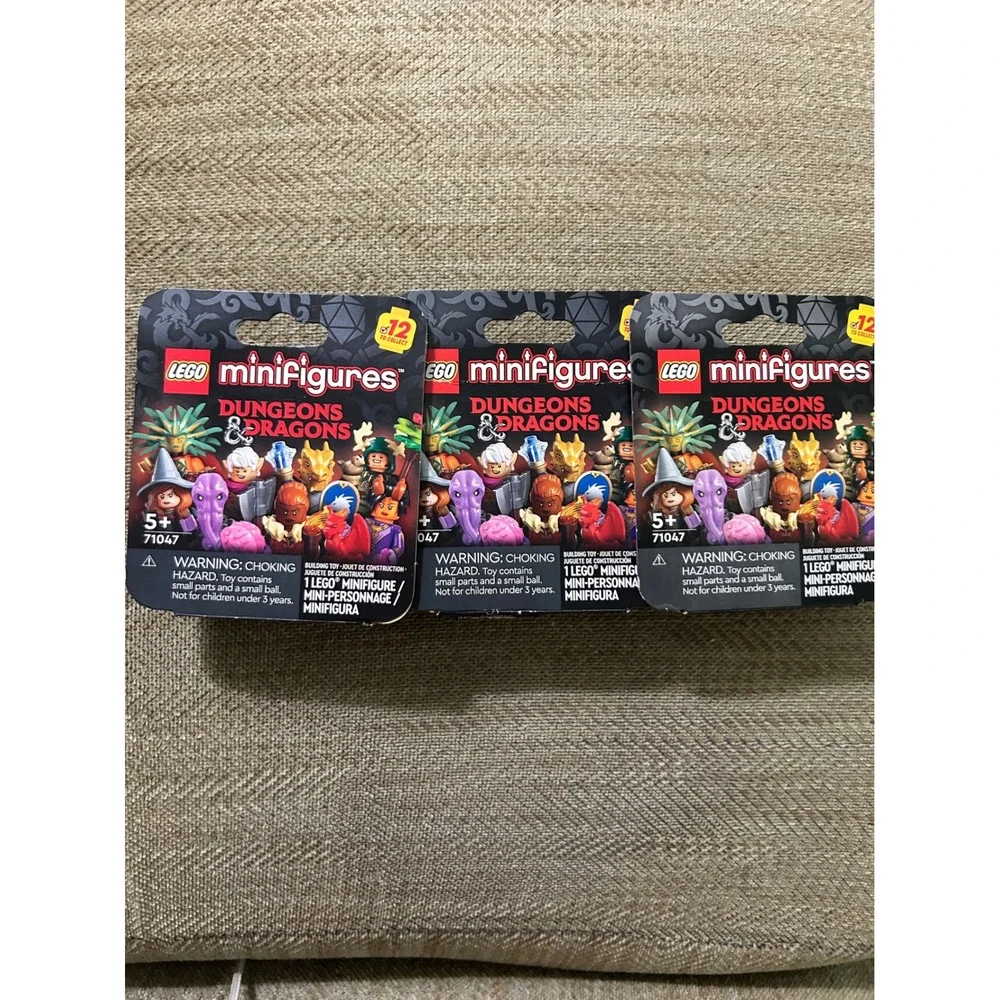 LEGO Minifigures Dungeons & Dragons 71047 Sealed Mystery Box Lot of 3 D&D